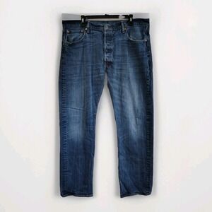 Levi's Jeans Men's 501 Size 40x34 Straight Button Fly‎ American Denim